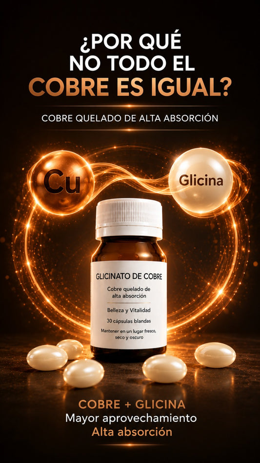 Glicinato de Cobre - El mineral de la belleza