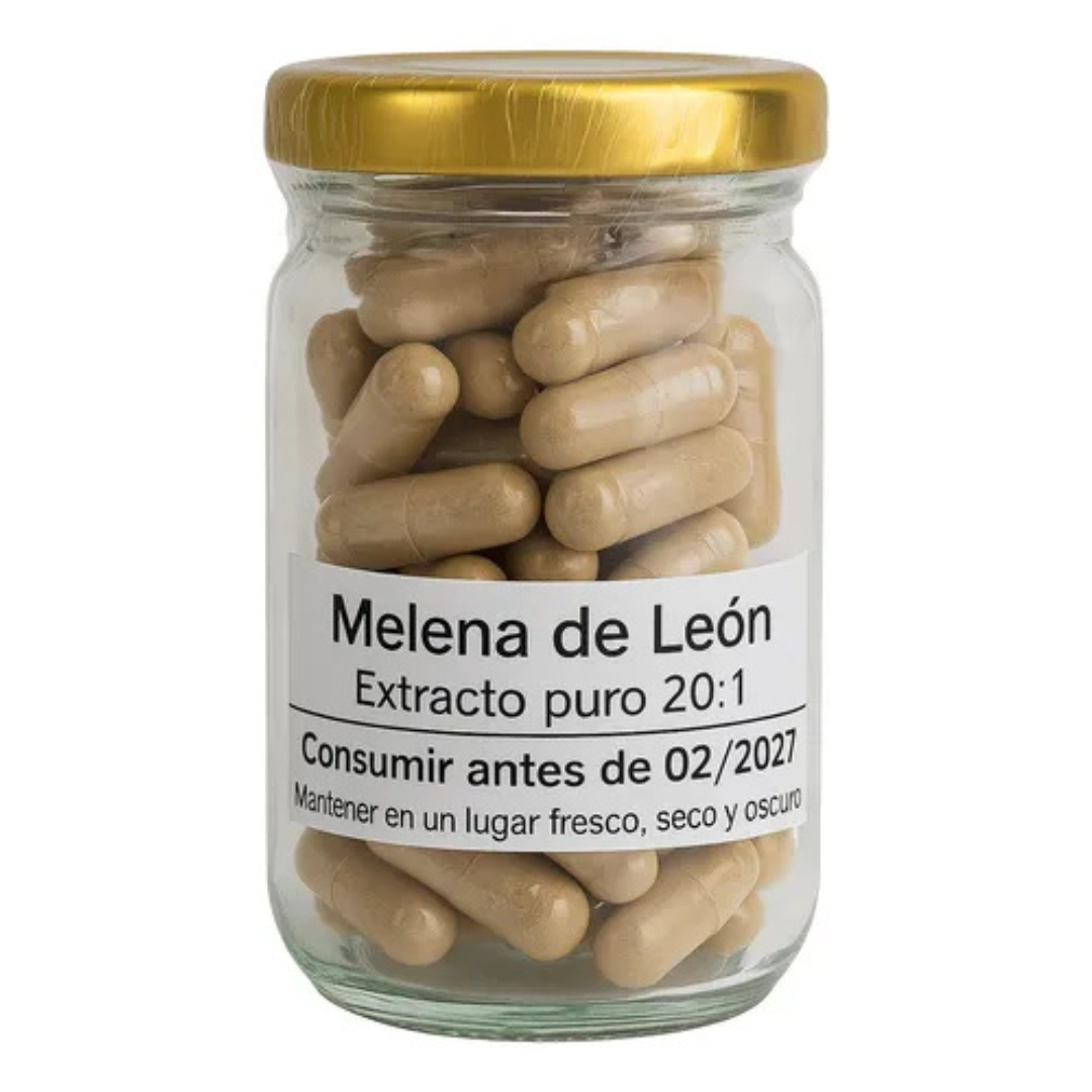 Melena De León extracto 20:1 60 Cápsulas