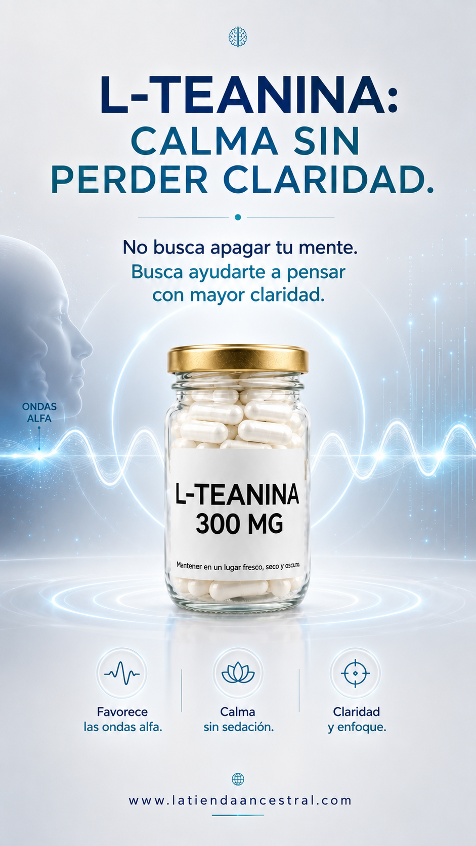 Dúo Neurobalance – L-Teanina y Glicinato de Magnesio. 60 Cápsulas c/u