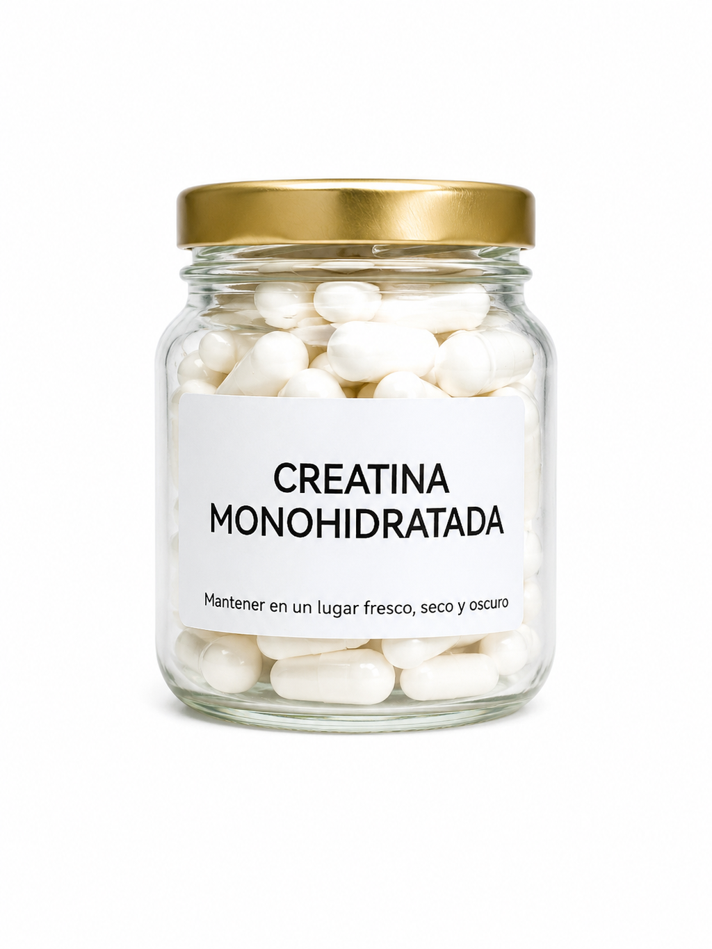 Creatina Monohidratada | 60 Cápsulas de 500 mg