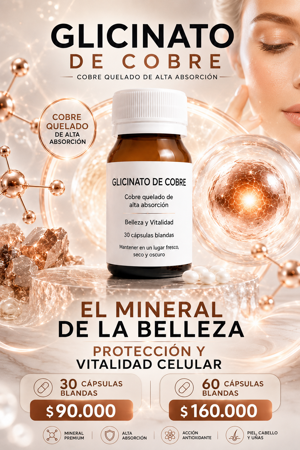 Glicinato de Cobre