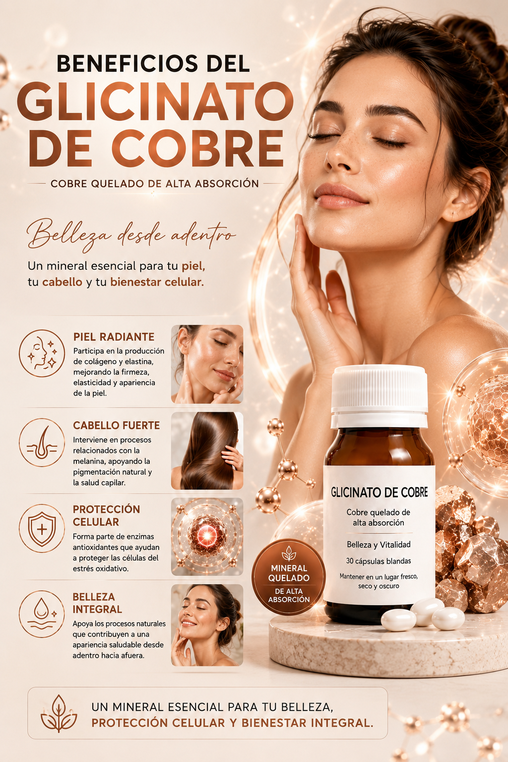 Glicinato de Cobre