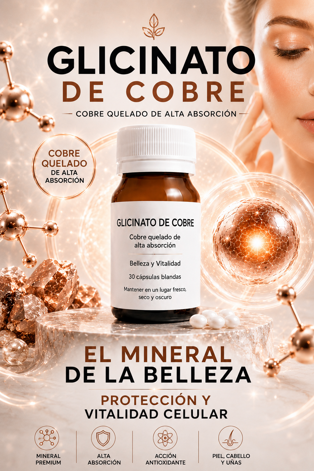 Glicinato de Cobre