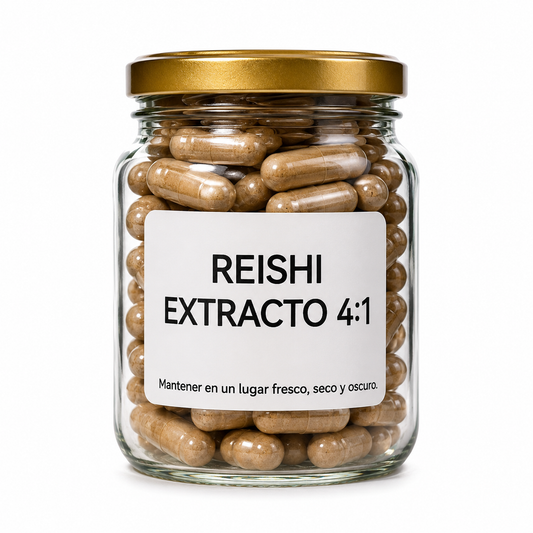 Hongo Reishi Extracto 4:1 - Cápsulas de 500 mg