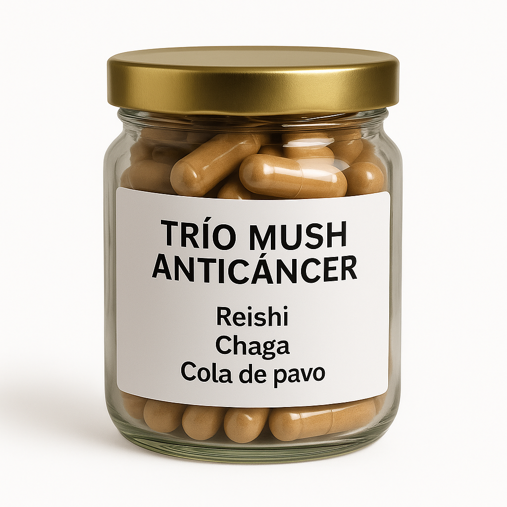 Trio Mush Anticancer - 60 Cápsulas