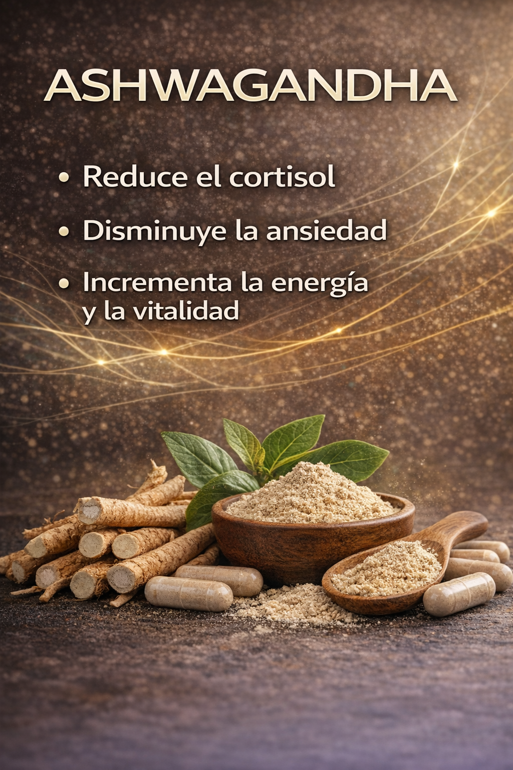 Dúo Calma Activa – GABA + Ashwagandha 500 mg | 120 Cápsulas