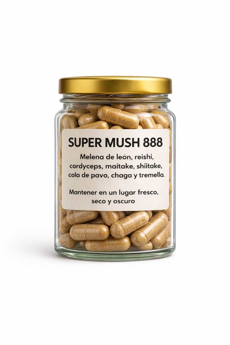 Super Mush 8 Hongos - 60 Cápsulas