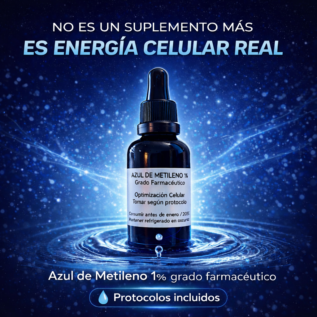 Azul De Metileno 1% 30ml Humanos