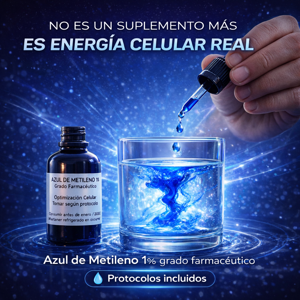 Azul De Metileno 1% 30ml Humanos