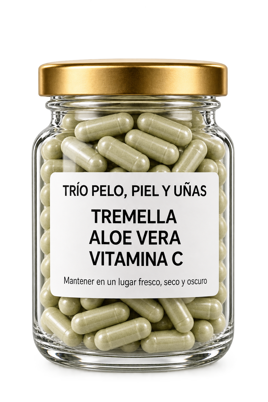 Tremella Aloe Vera y Vitamina C - Pelo, Piel y Uñas - 60 Cápsulas