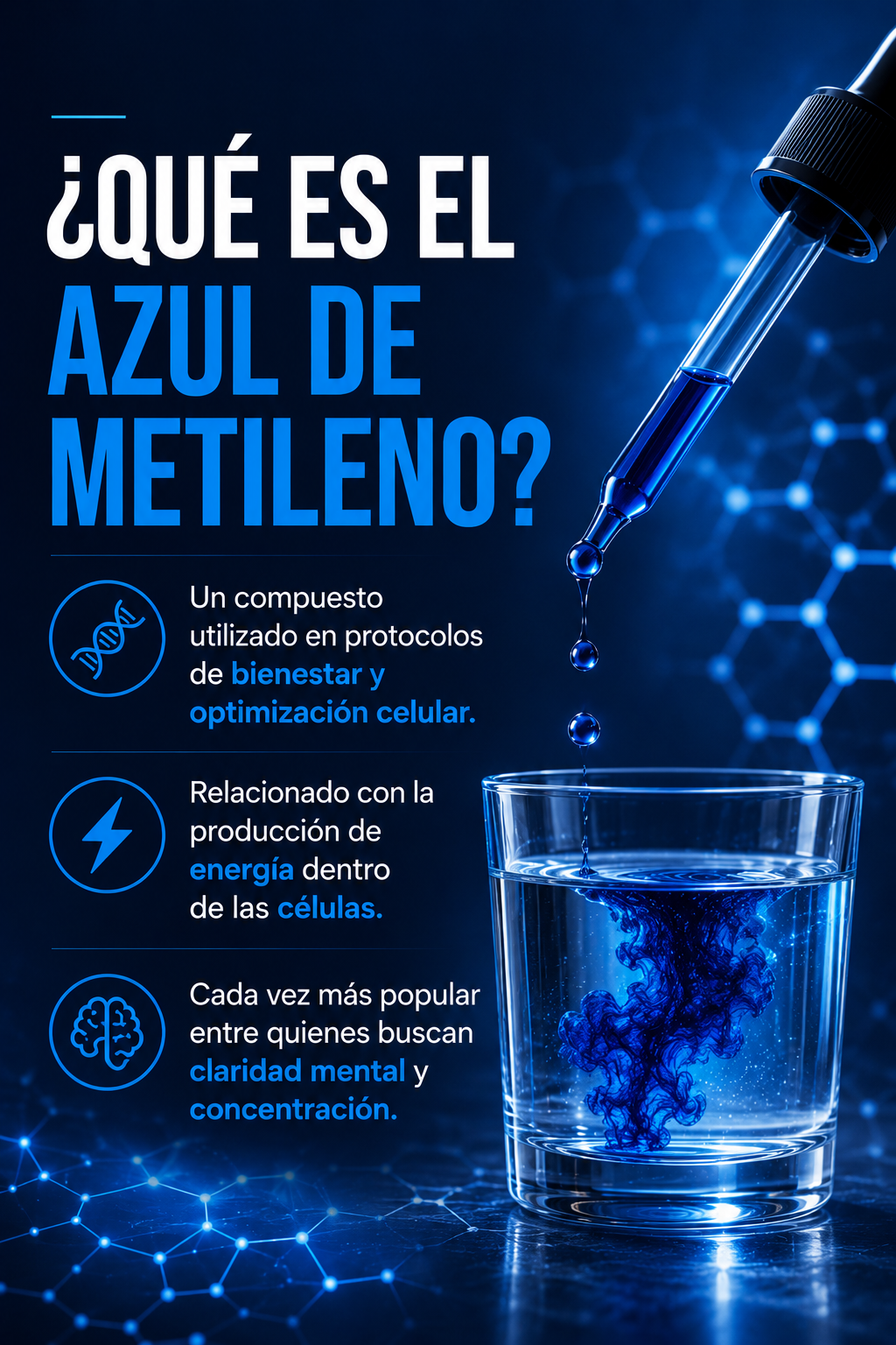 Azul De Metileno 1% Grado Farmaceútico Apto para Humanos
