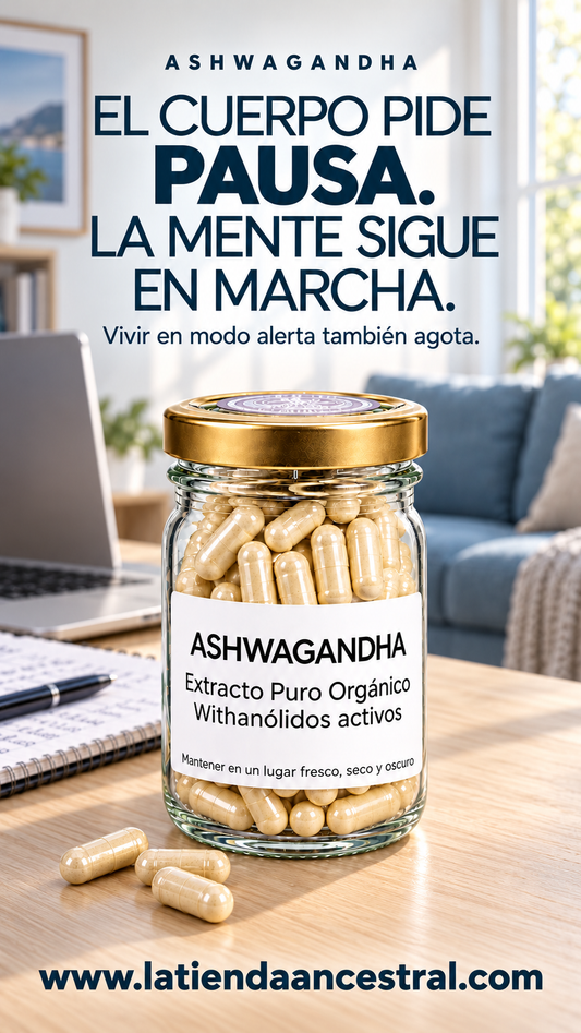 Ashwagandha Cápsulas - Equilibrio Natural - Withanólidos activos