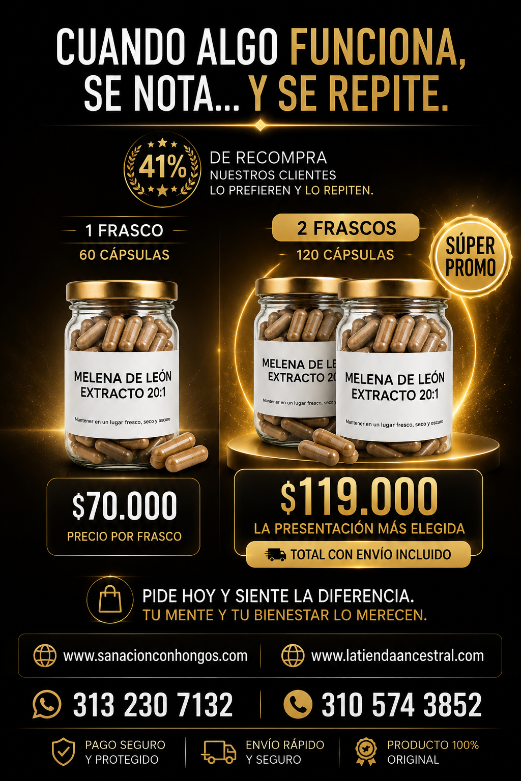 Melena De León Extracto 20:1