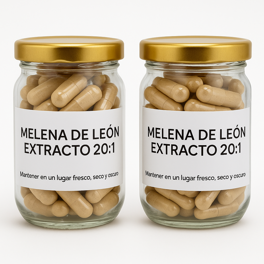 Melena De León extracto 20:1 120 Cápsulas