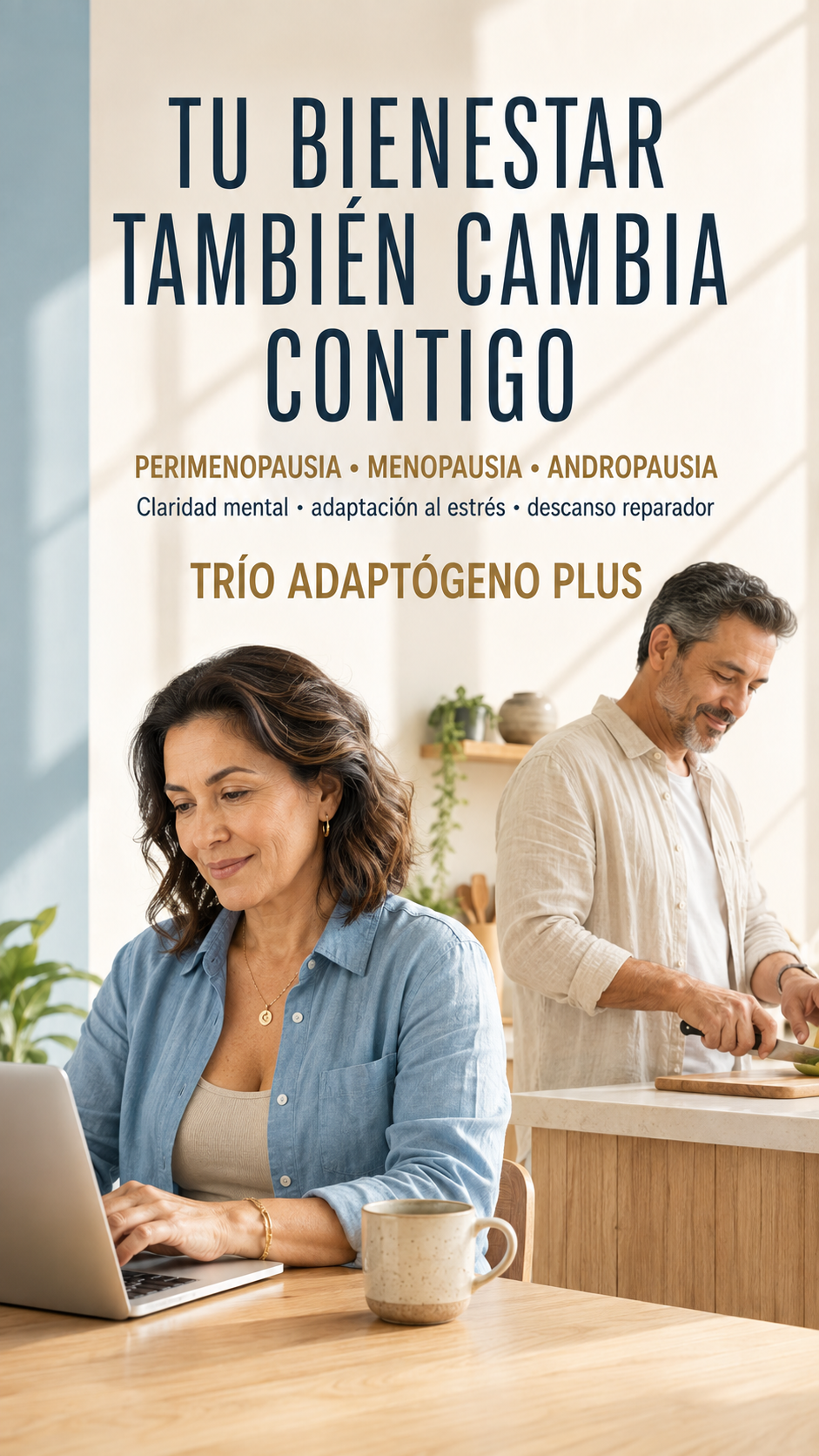 Melena de León, Ashwagandha y Glicinato de Magnesio - Trio Adaptógeno Plus