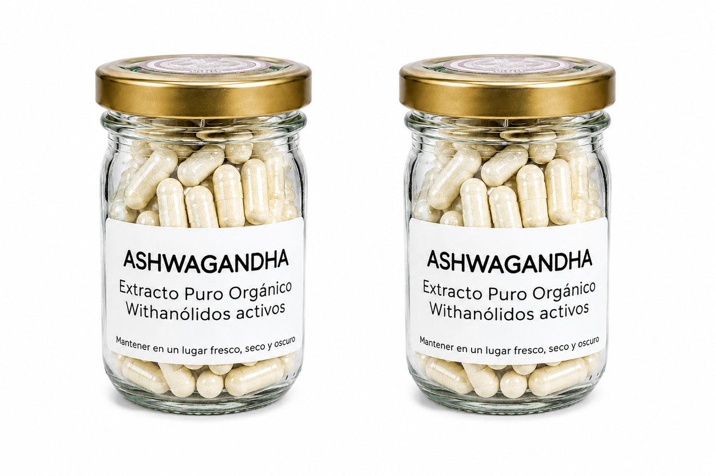 Ashwagandha Cápsulas - Equilibrio Natural- Withanólidos activos