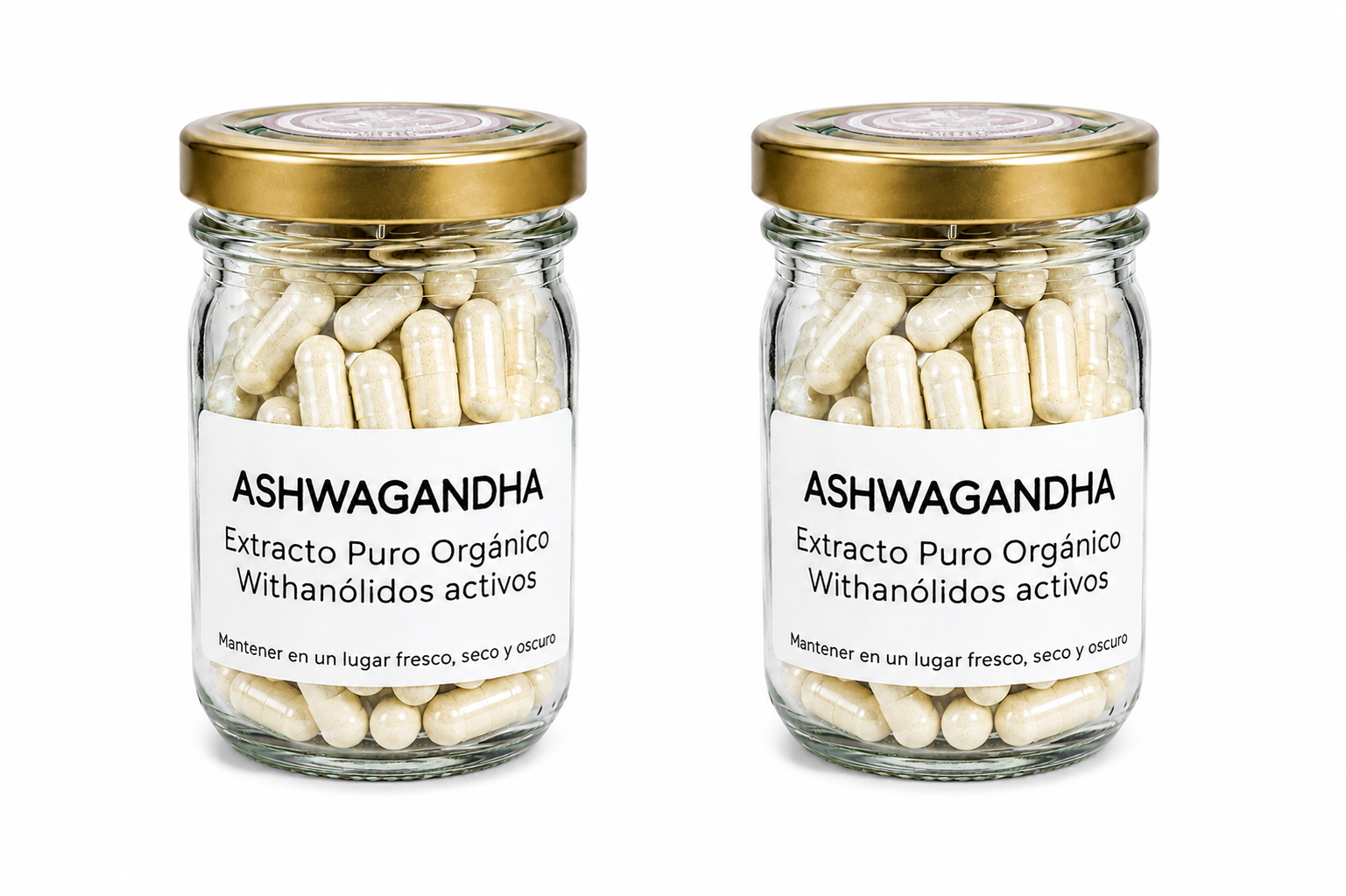 Ashwagandha Cápsulas - Equilibrio Natural- Withanólidos activos