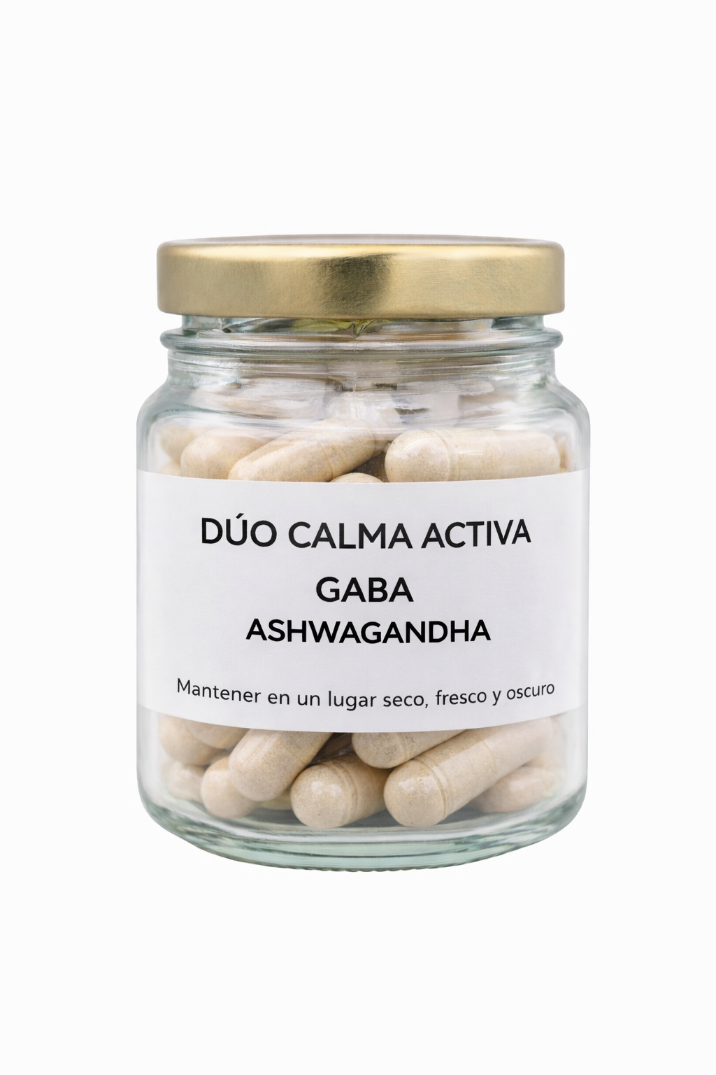 Dúo Calma Activa – GABA + Ashwagandha 500 mg | 60 Cápsulas