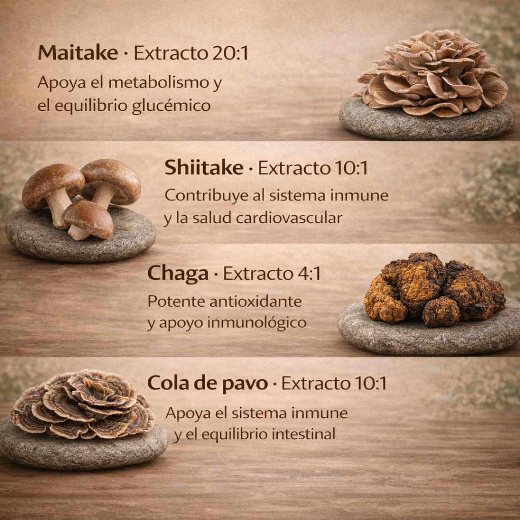 Super Mush 8 Hongos - 60 Cápsulas