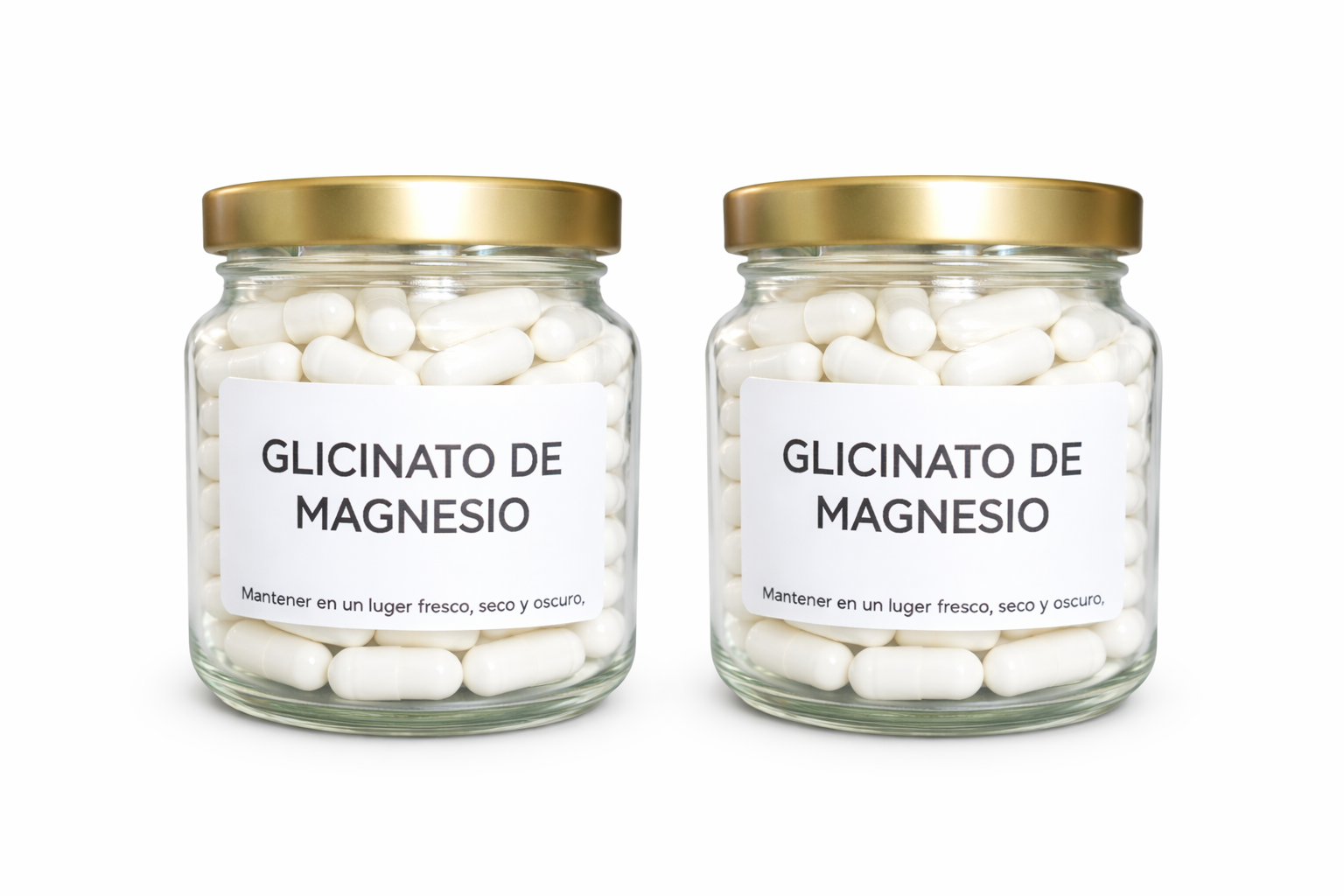 Glicinato de Magnesio - 120 Cápsulas