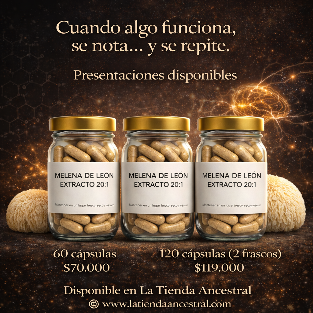 Melena De León extracto 20:1 120 Cápsulas