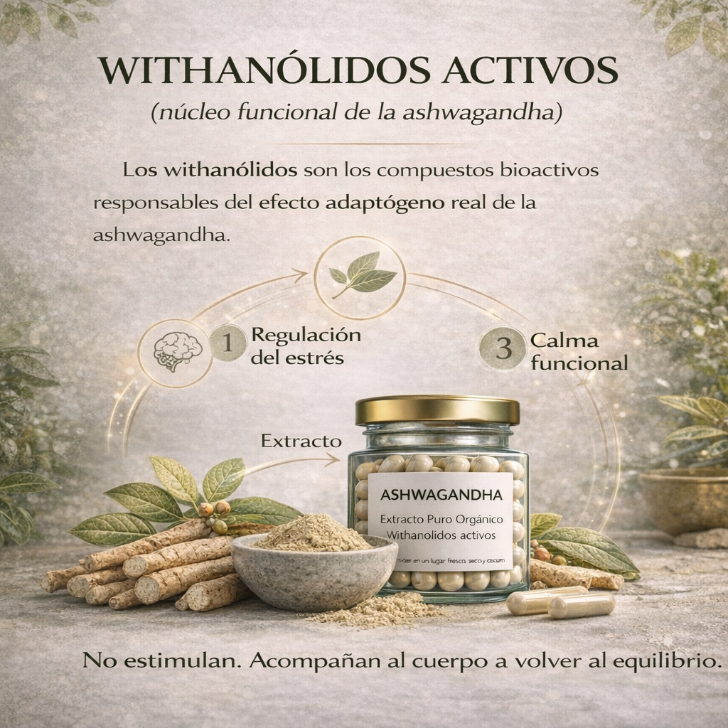 Ashwagandha 60 Cápsulas - Equilibrio Natural