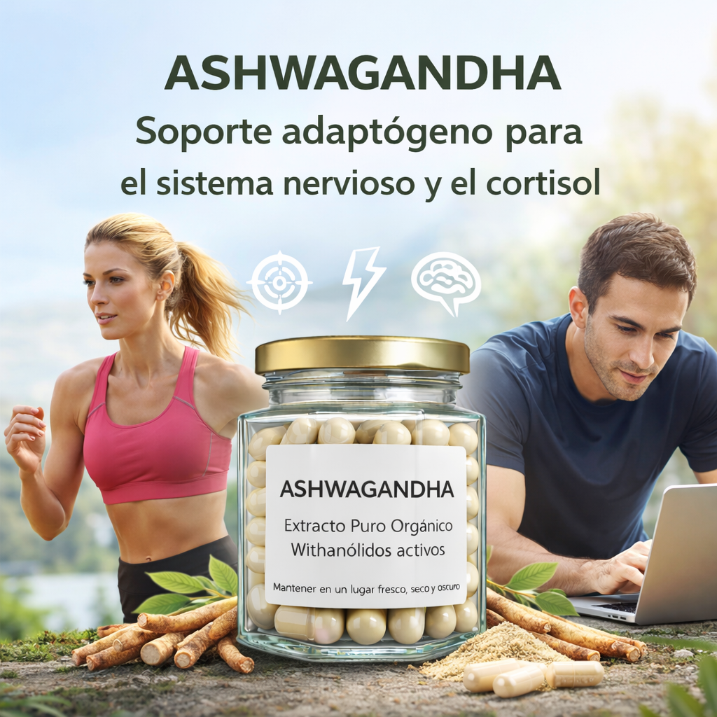 Ashwagandha 60 Cápsulas - Equilibrio Natural