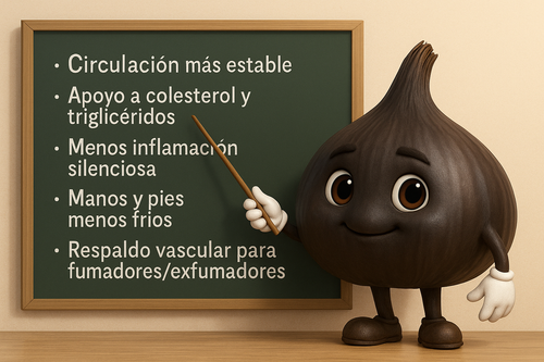 Ajo Negro Envejecido - Extracto Puro 60 Cápsulas 300mg